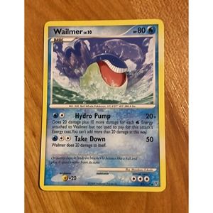 Wailmer Pokémon Card‎